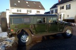 Hummer H1 Right side showing fuel lids