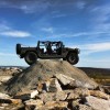 Hummer on-top of a hill